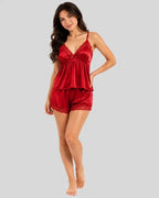 Royale Lace 5-Piece Silk Nightwear Set LX 002