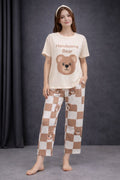 Bear Printed Pajama Night Suit