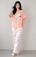 Dreamy Peach Night Suit