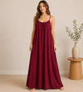 Vintage Merlot Maxi Sleep Dress