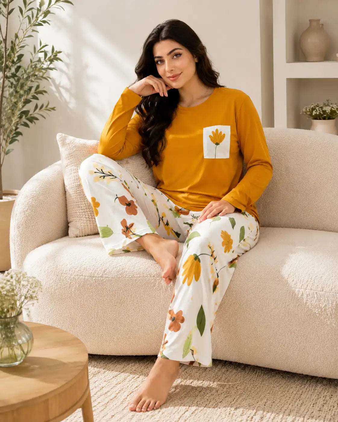 Blossom Floral Print Night Suit