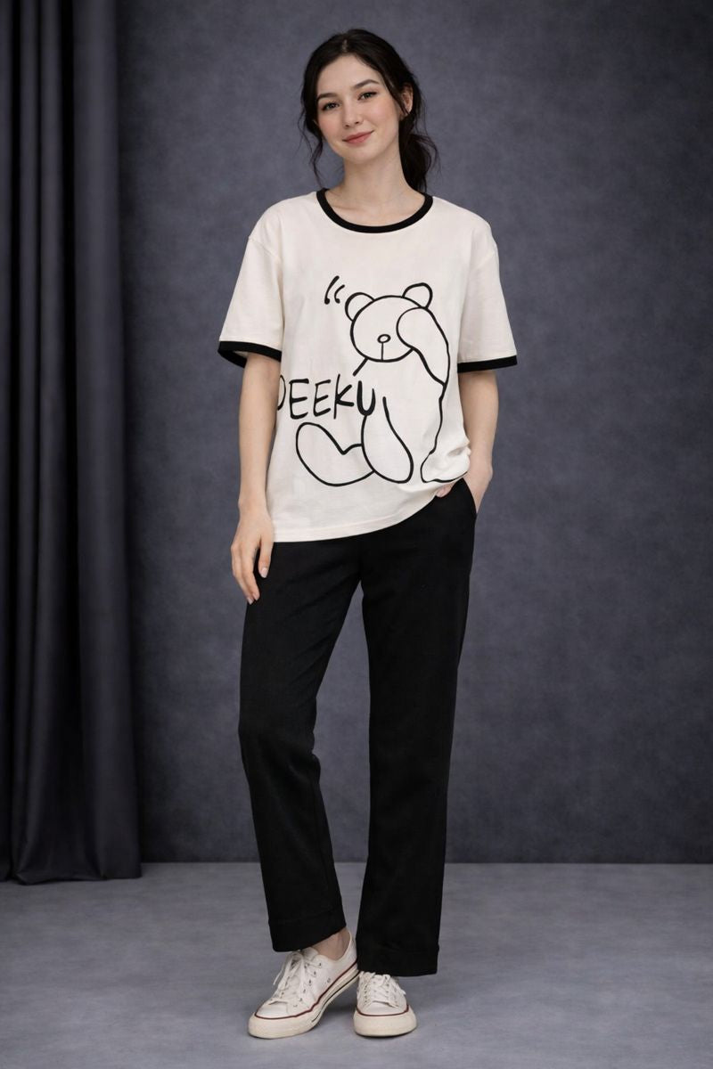 Bear Print Night Suit