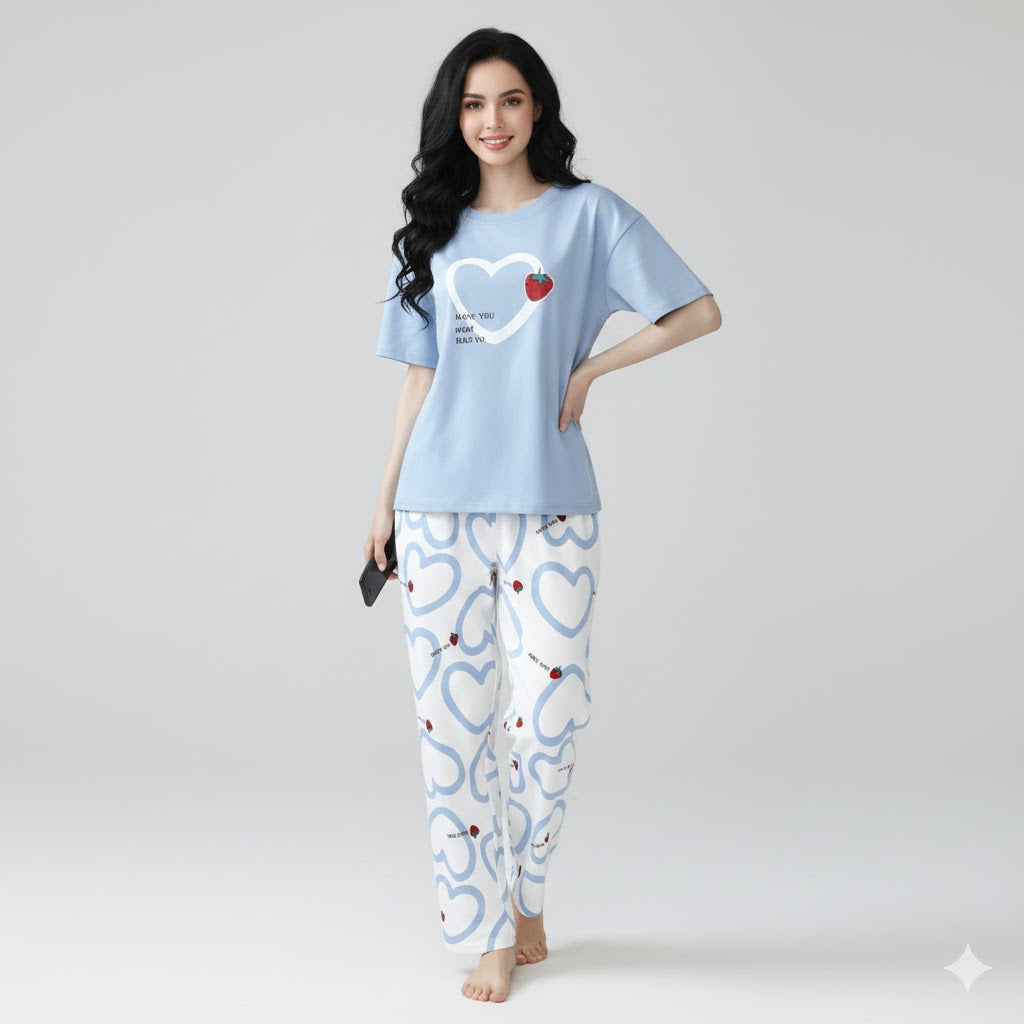 Soft Cotton PJ Night Suit